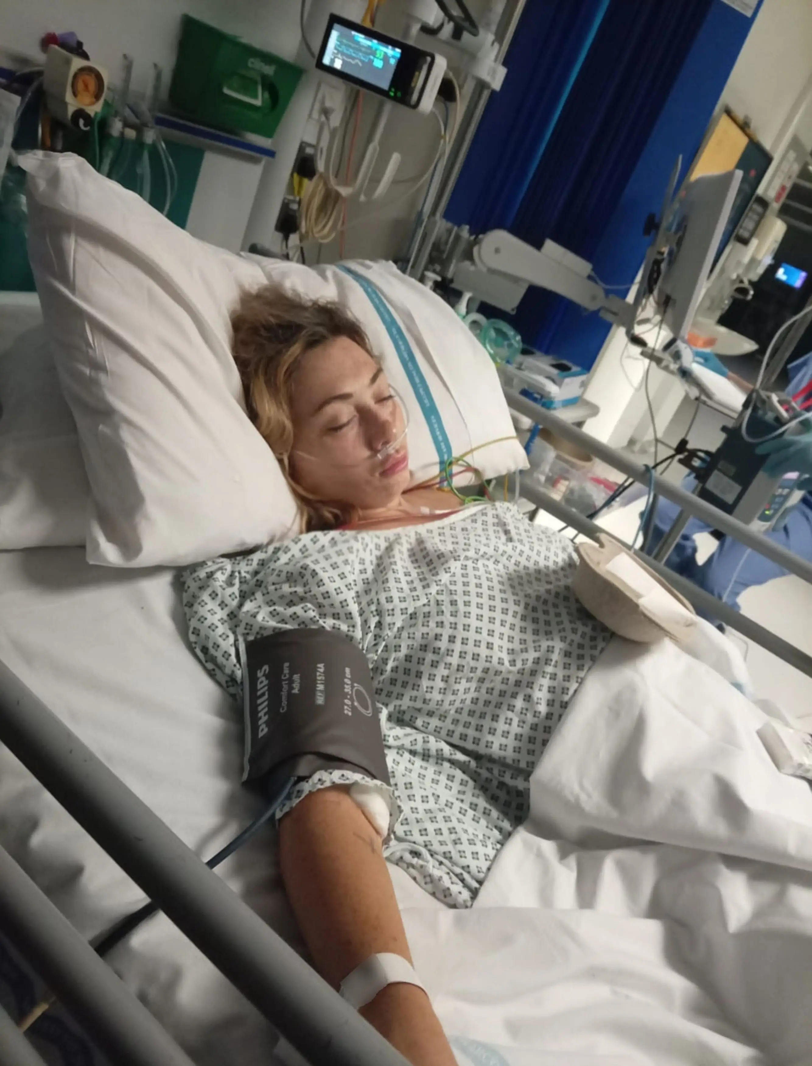 Lauren had believed her symptoms were linked to a pulled muscle from running (Kennedy News and Media)