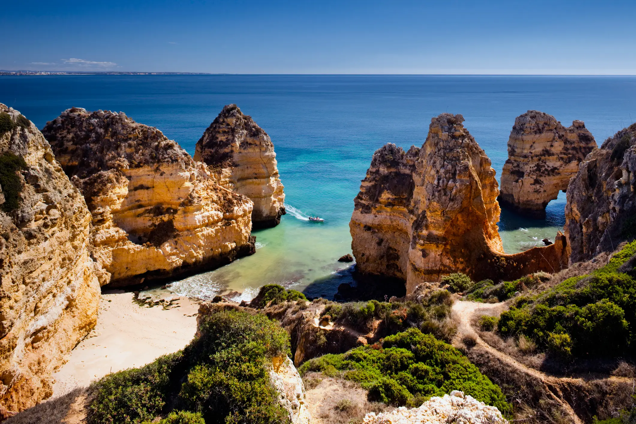 The famous caves in Faro are worth a visit (Getty Stock Photo)