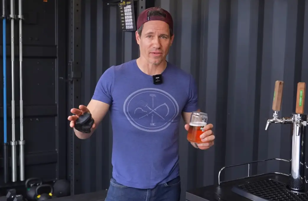 And, surprise surprise, the best way to drink is in moderation and as part of an active lifestyle (YouTube/@Clawhammer Supply)