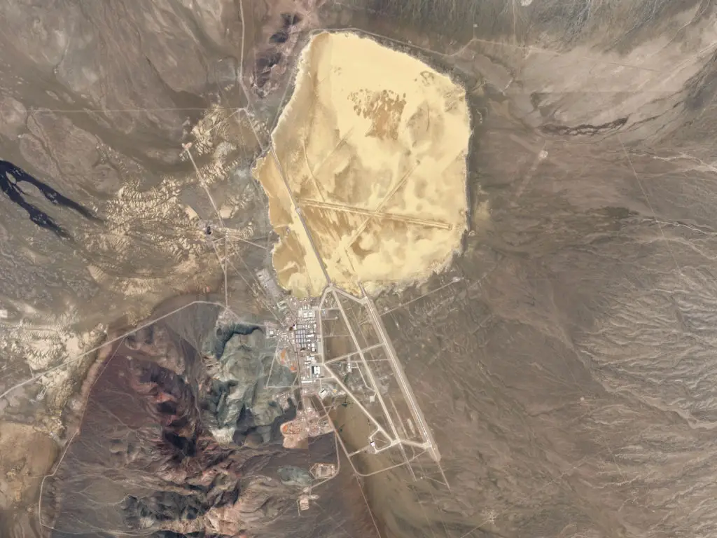 Area 51 is the most spoken-about military base in the world (Gallo Images/Orbital Horizon/Copernicus Sentinel Data 2024)