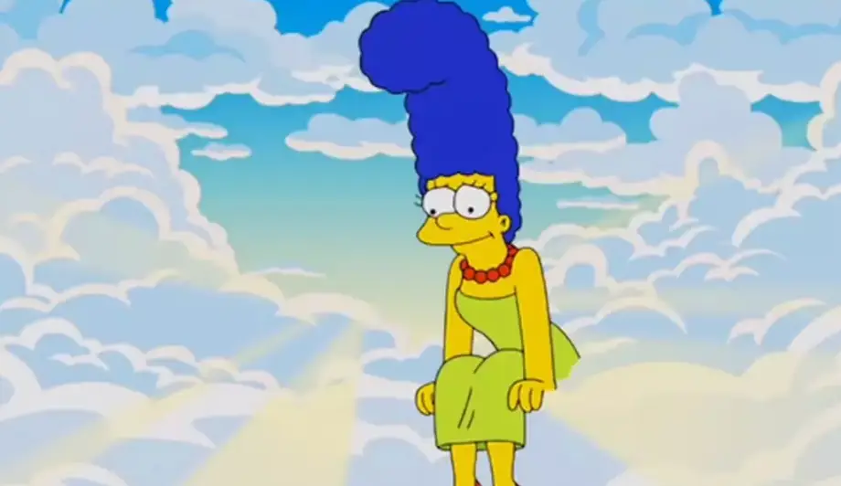 The recent finale episode imagined what Marge Simpson's death would look like (Disney+)