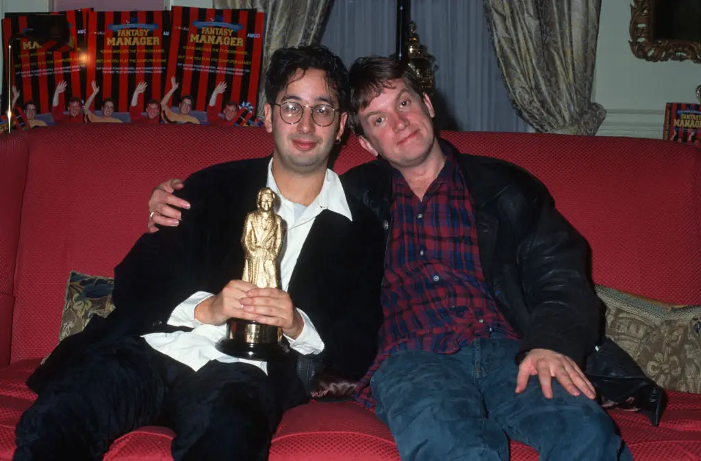 The hit was produced in 1996 by David Baddiel and Frank Skinner (David Davies/Offside via Getty Images)