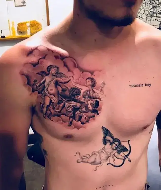 Brooklyn covered up the tattoo dedicated to his mum (Instagram/@brooklynbeckham)