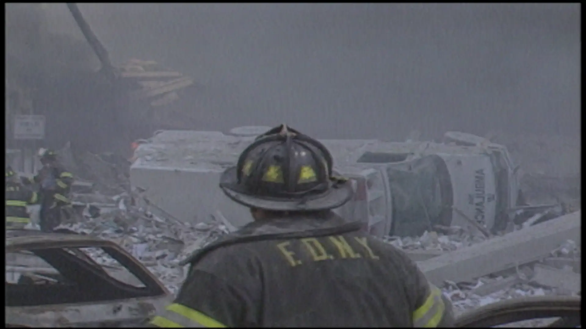 9/11 The Unseen Footage has combined previously unseen footage with eyewitness testimonies (Reuters/Channel 5)