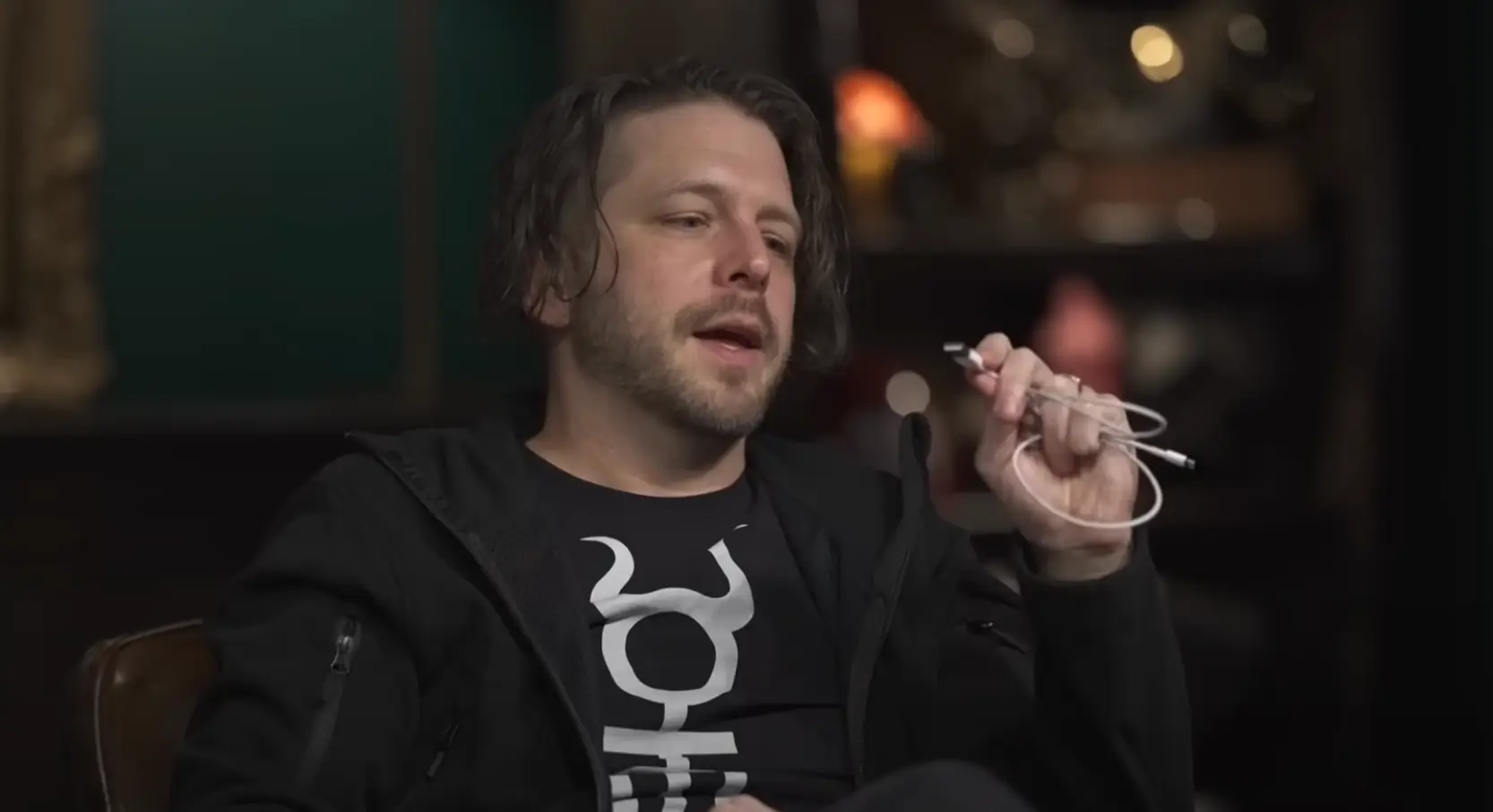 One of the cables that can be used to hack devices (YouTube/Shawn Ryan Show)