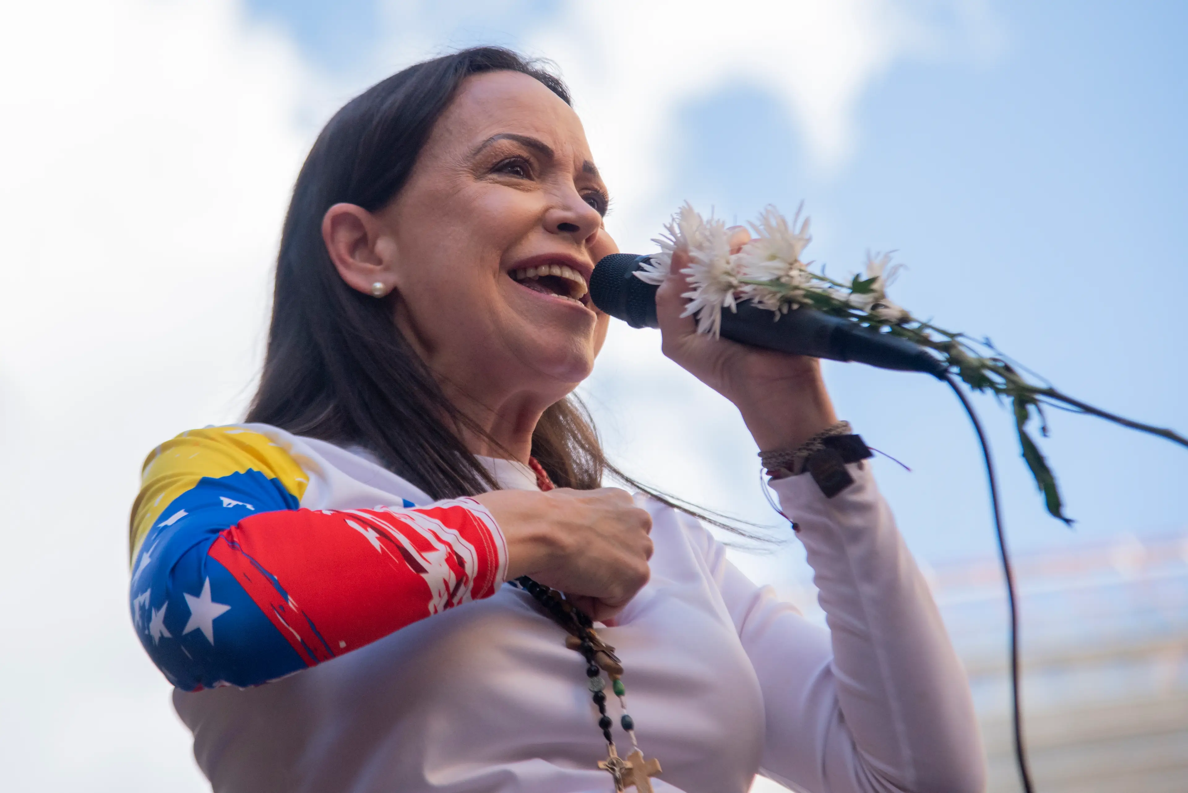 María Corina Machado has been awarded the Nobel Peace Prize for 2025 (Jonathan Lanza/NurPhoto via Getty Images)