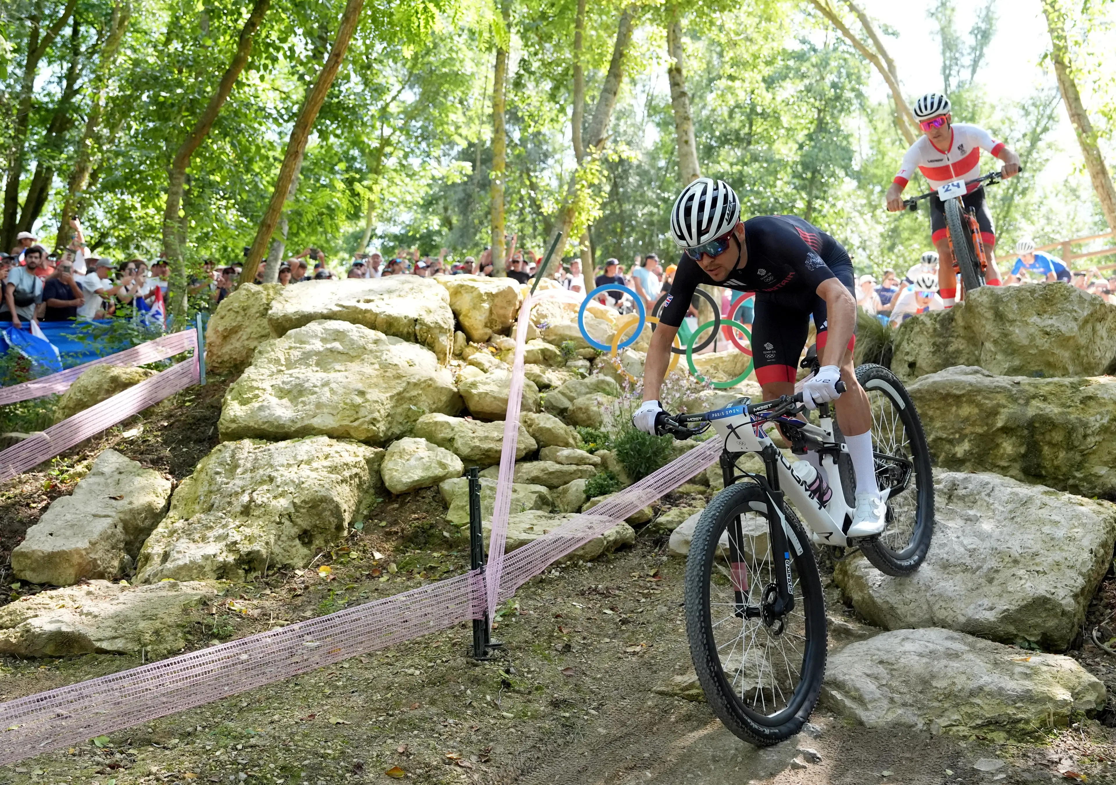 Tom Pidcock of Team GB won the UK's second gold medal at the 2024 Olympics. (PA)