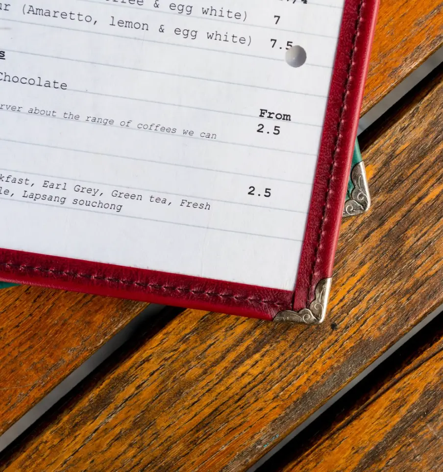 The pound signs are often missing from the menu. (Getty Stock Images)
