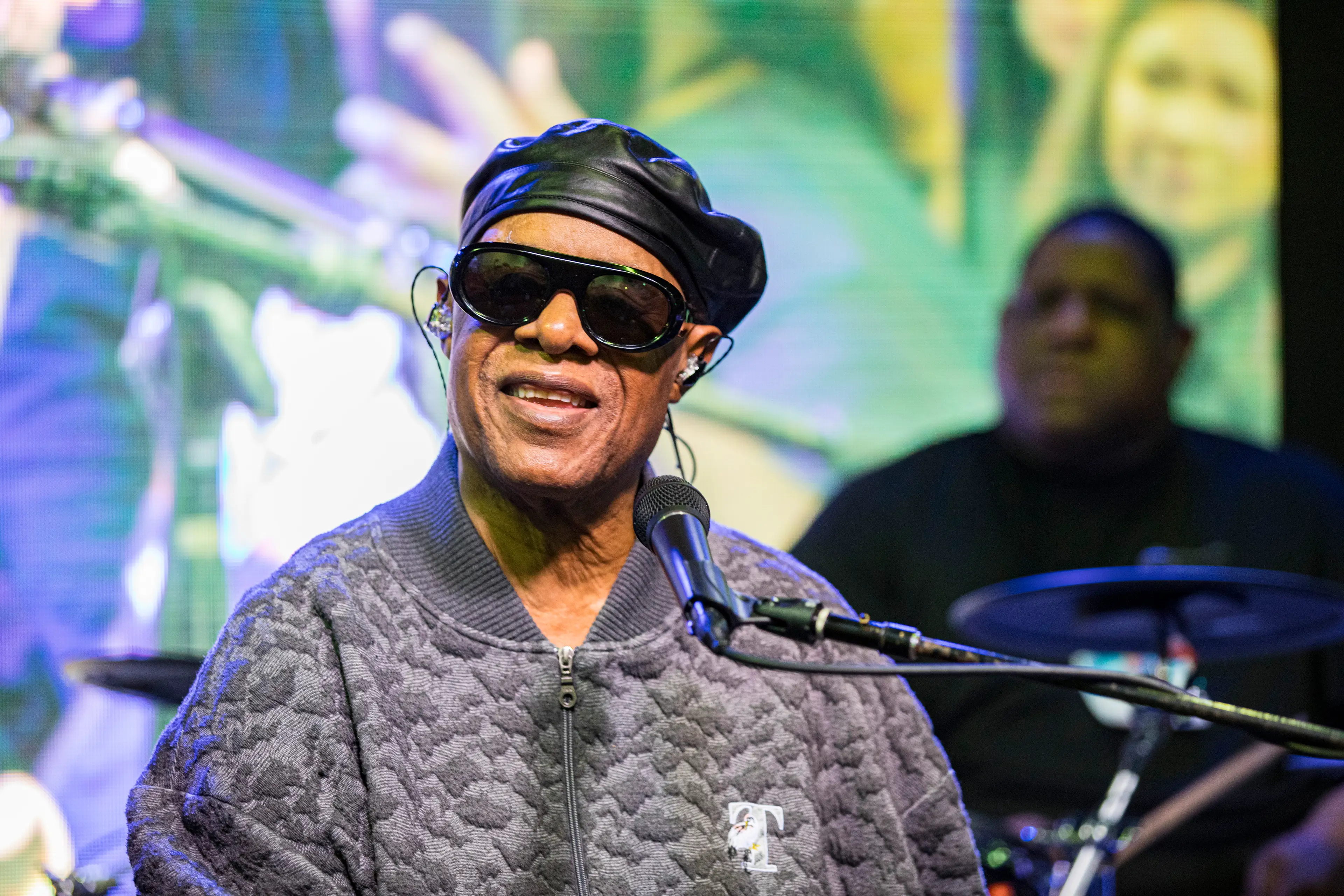 The music star became blind when he was just a few weeks old (Daniel Knighton/Getty Images)