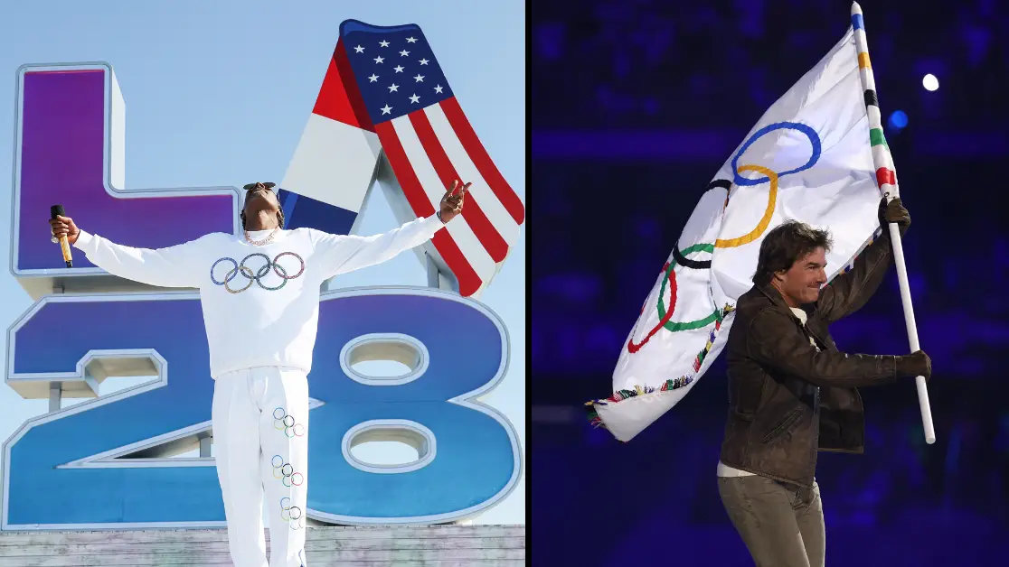 Kevin Mazur / Getty Images for LA28 / FRANCK FIFE / AFP via Getty Images