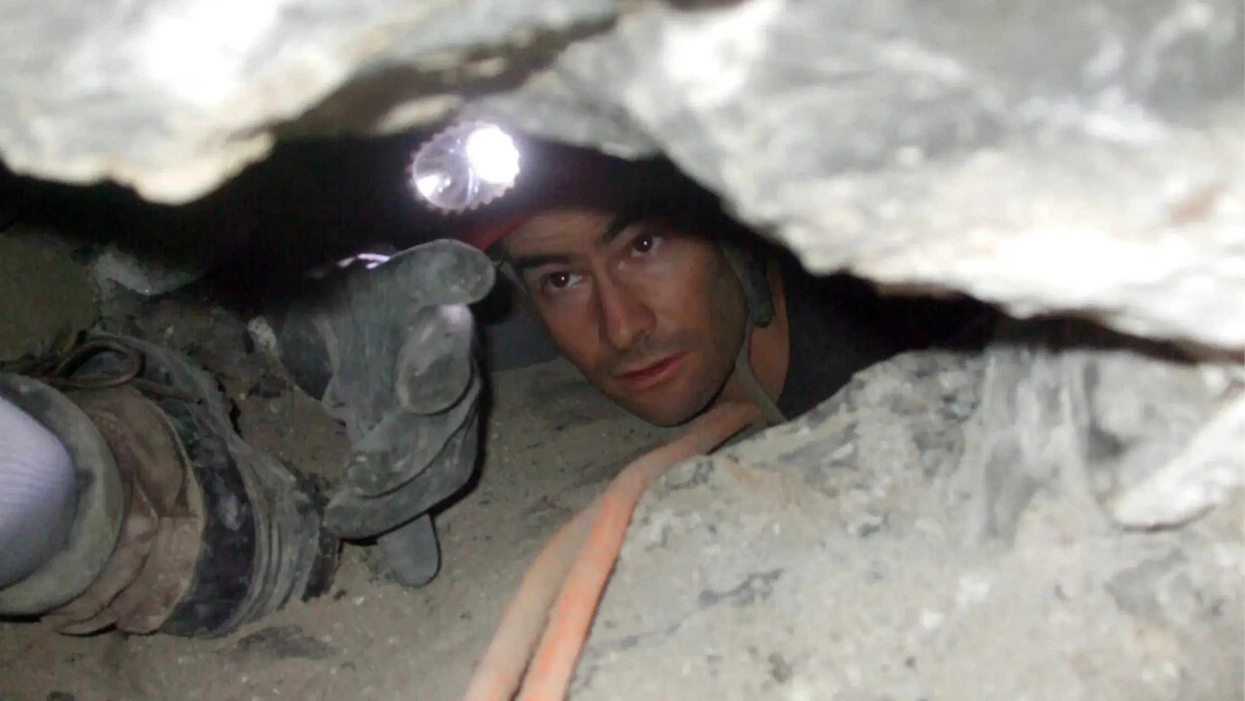 The father was trapped for hours (Family handout)