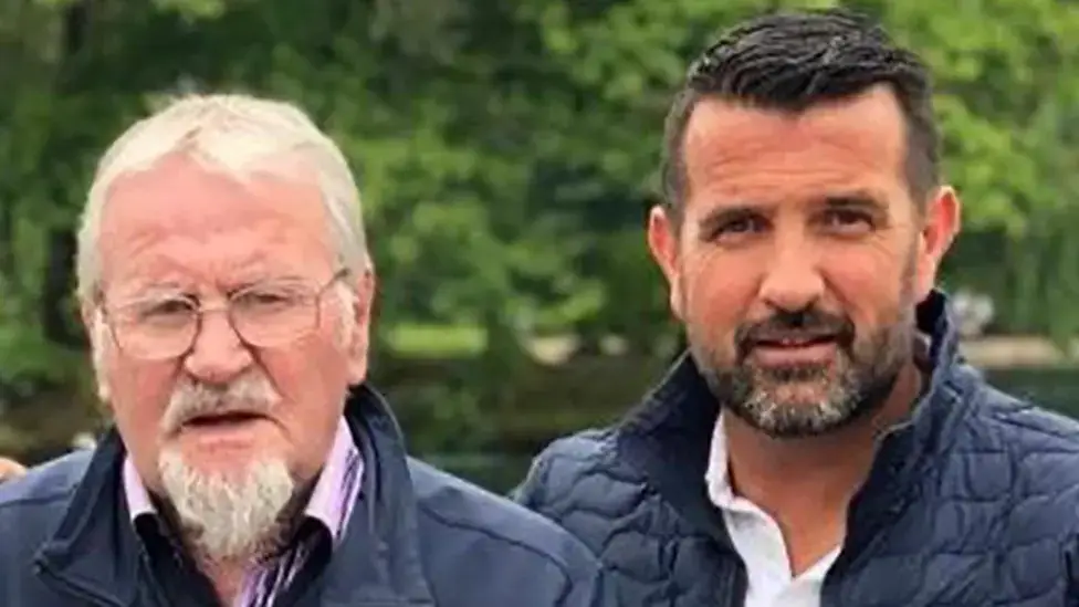 Wallace Hunter died after he couldn't get out of the bath and the hot tap was pouring 'scalding' water (Hunter Family)