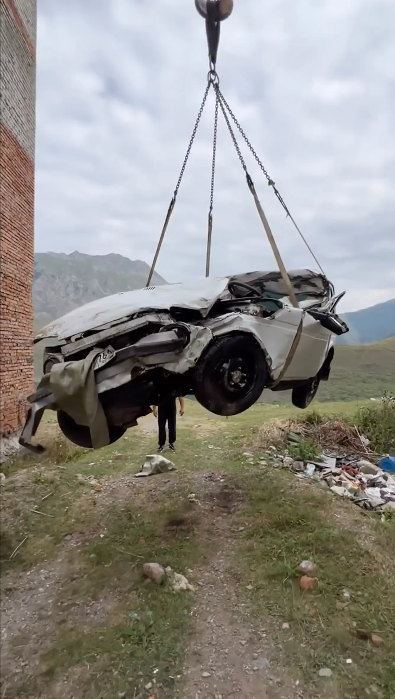 The car did not make it.