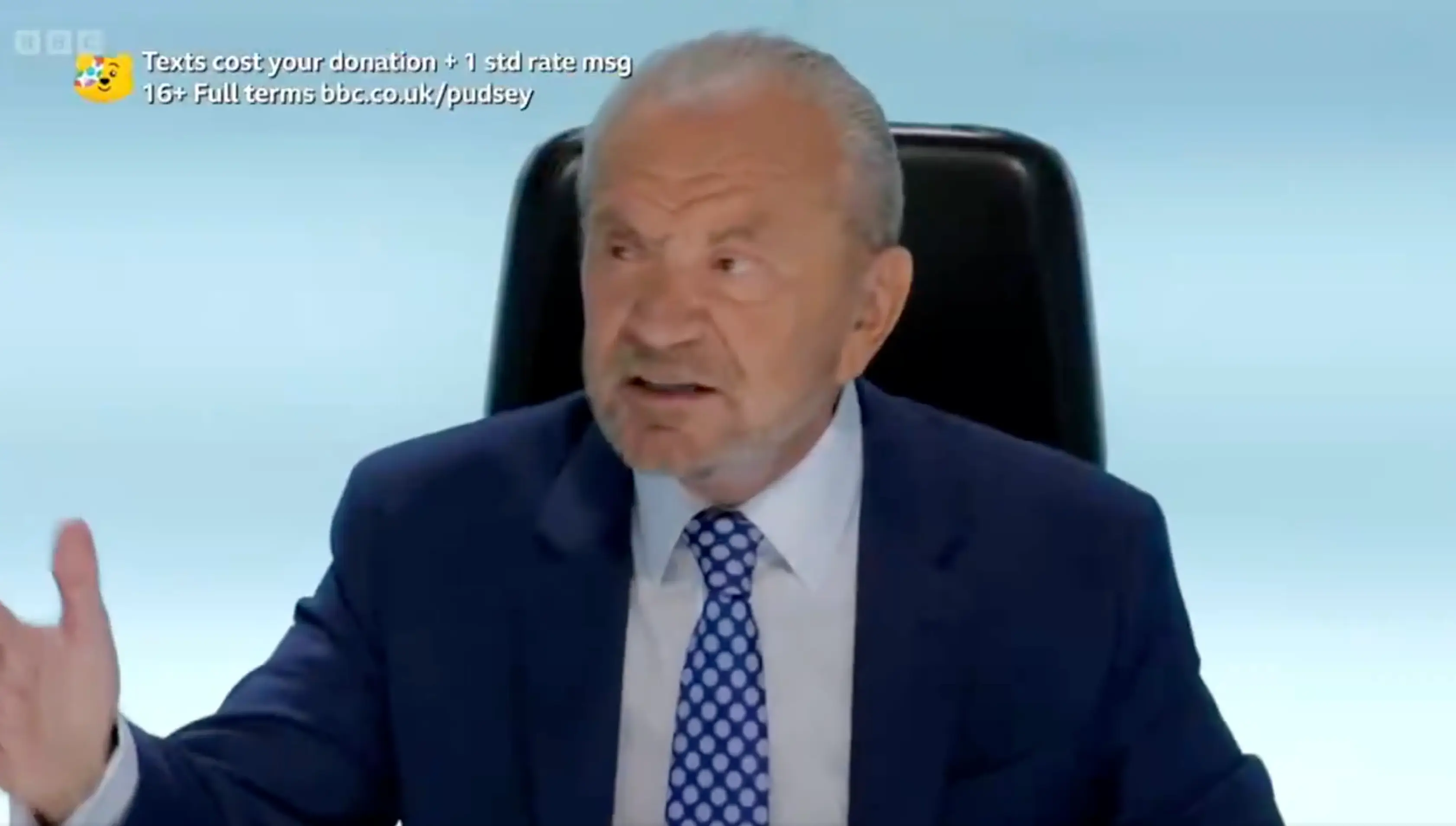 The Apprentice presenter was shown up by a boy on the show (BBC)
