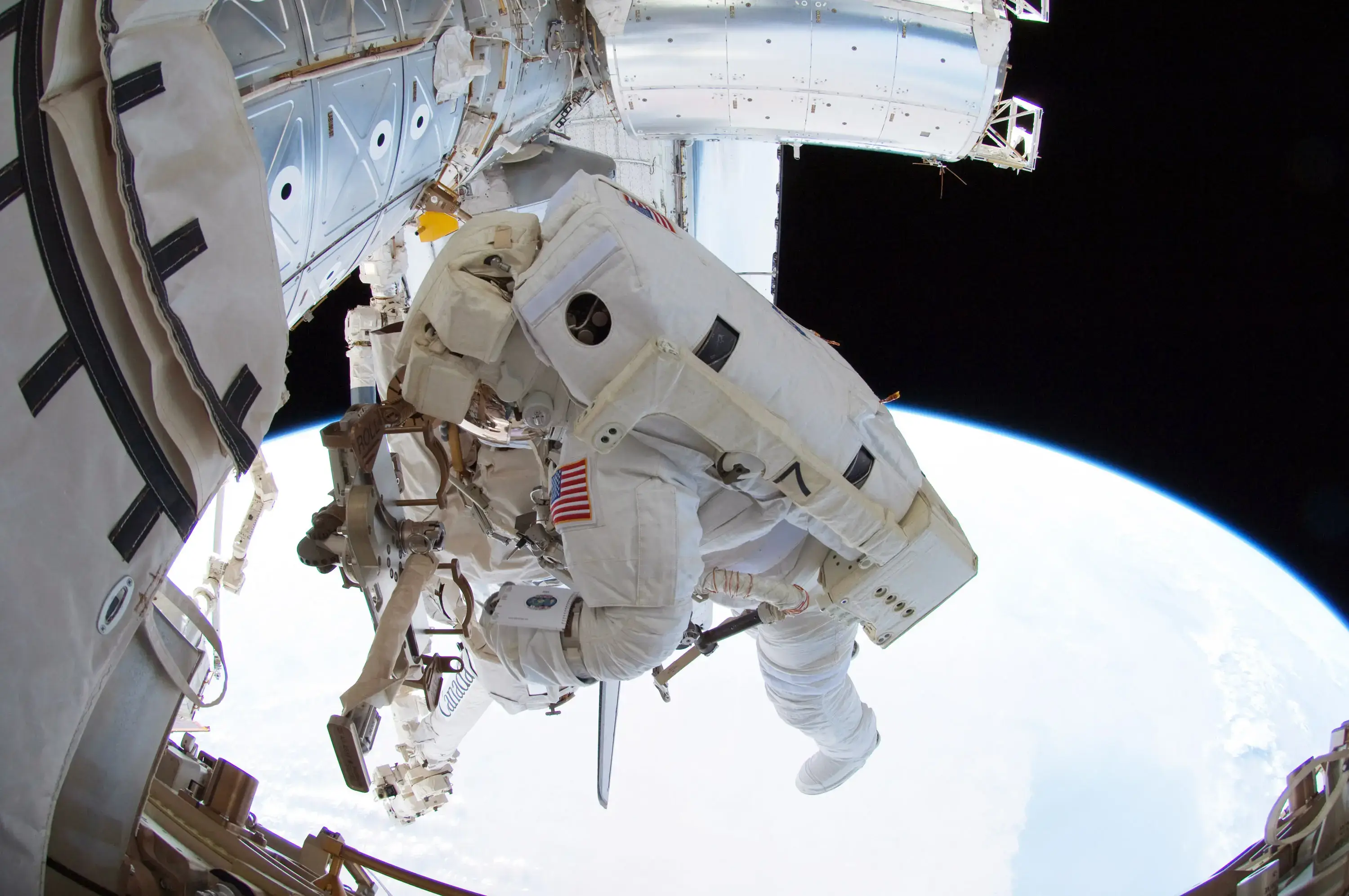 Ronald had a realisation in space (NASA via Getty Images)