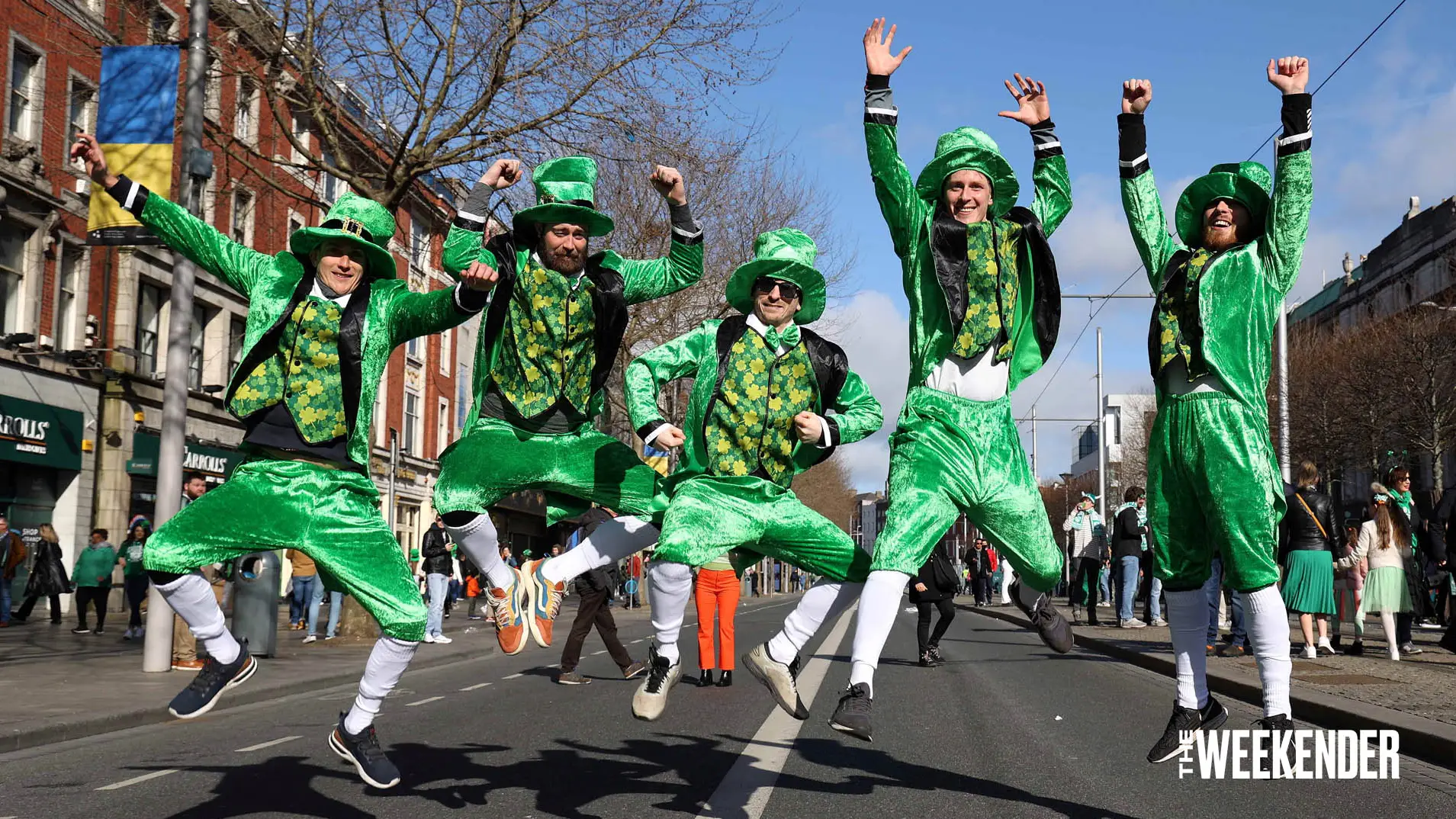 St. Patrick’s Day Celebrations (DAMIEN EAGERS/AFP via Getty Images)