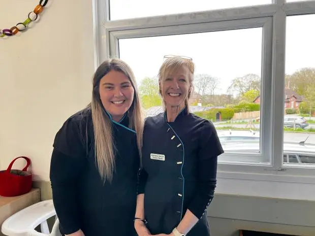 Locals Jessica Jenkins (left) and Tracey Nevitt (right) are optimistic over the arrival of Reynolds.