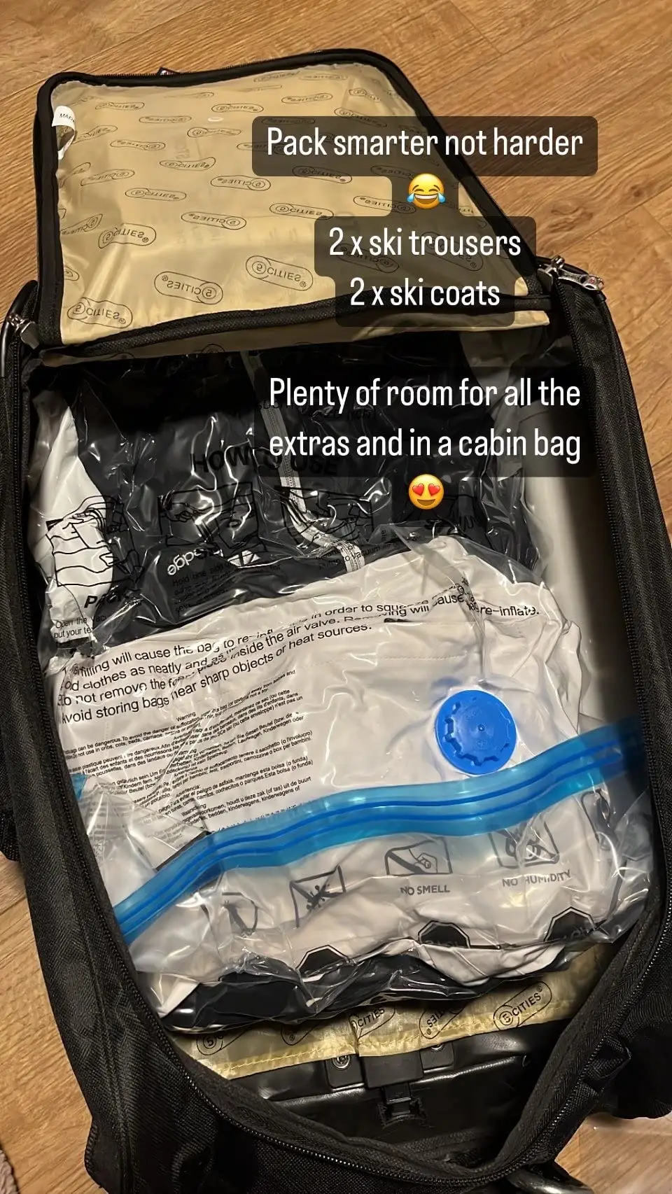 One shopper demonstrates how much space you can save (Amazon reviews)