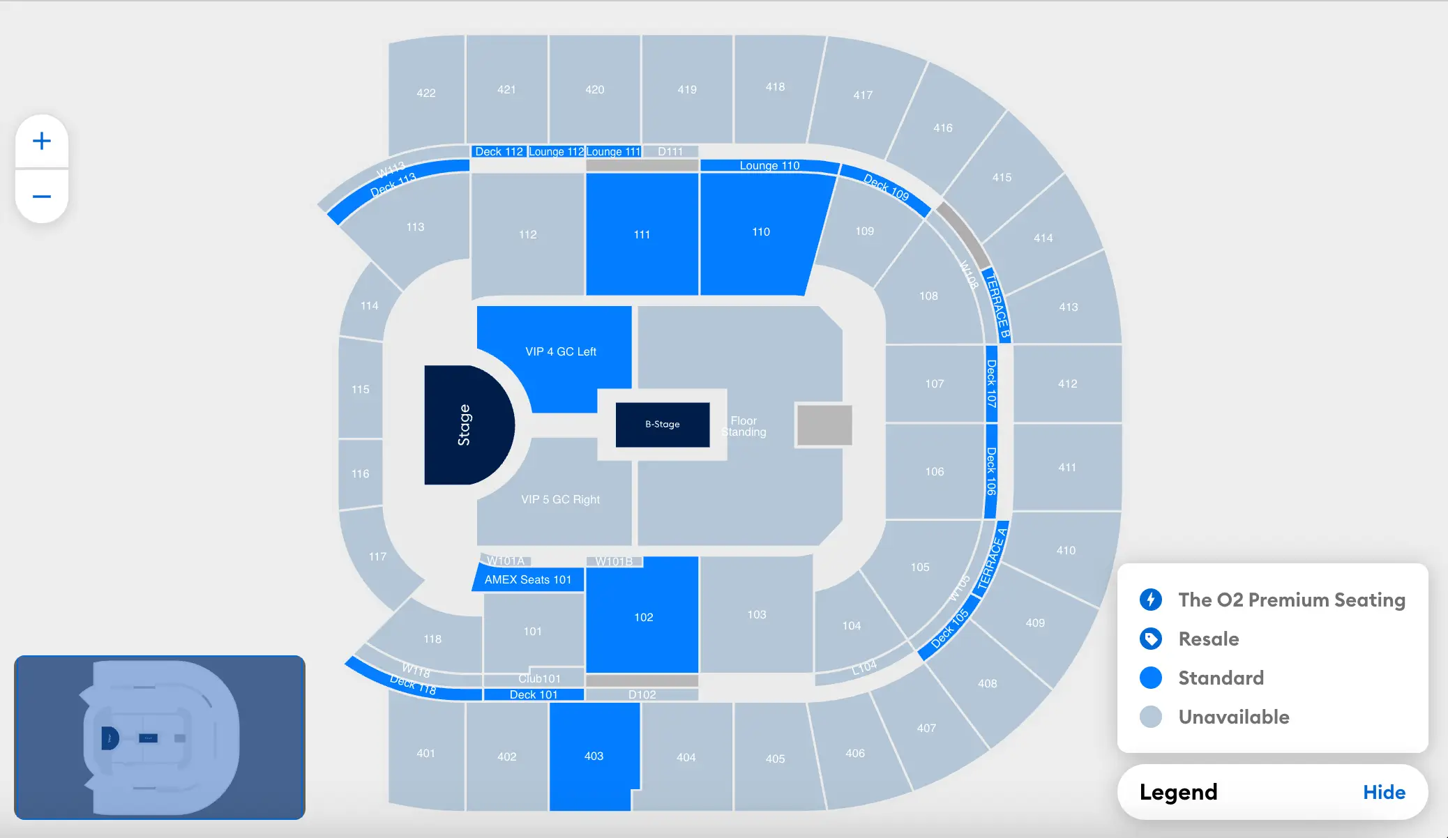 Seats have opened up for the singer's upcoming London O2 dates (AXS)