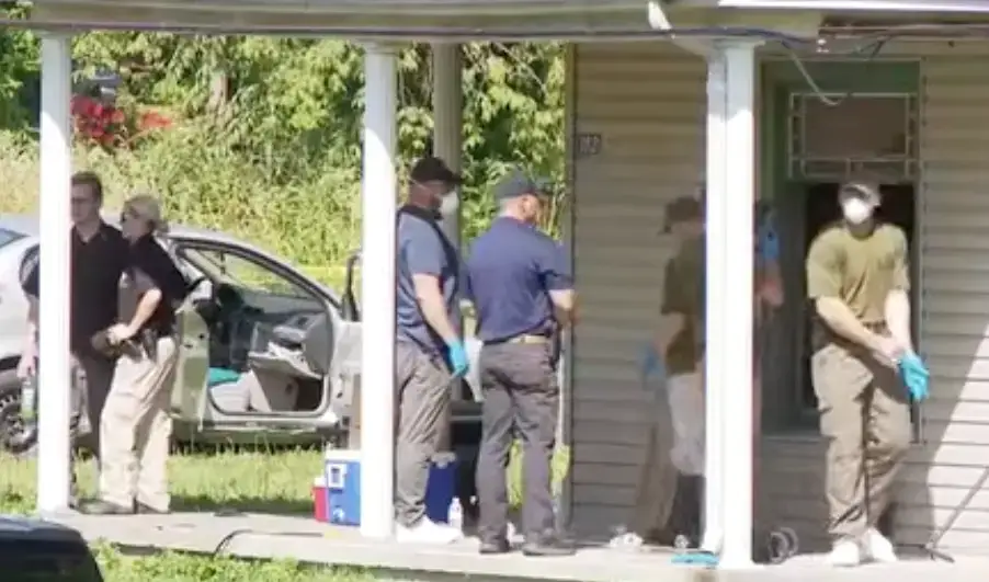 Officials attended the home on Tuesday (WSYX)