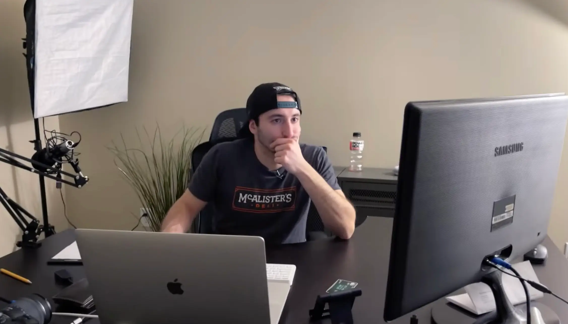 Mike managed to set up his own coffee brand. (YouTube/@themikeblack)