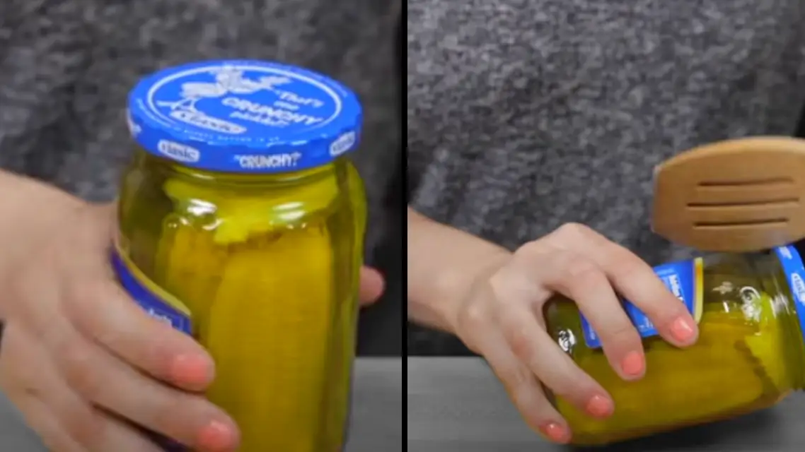 Hack to open jars that won’t budge with wooden spoon is blowing people’s minds