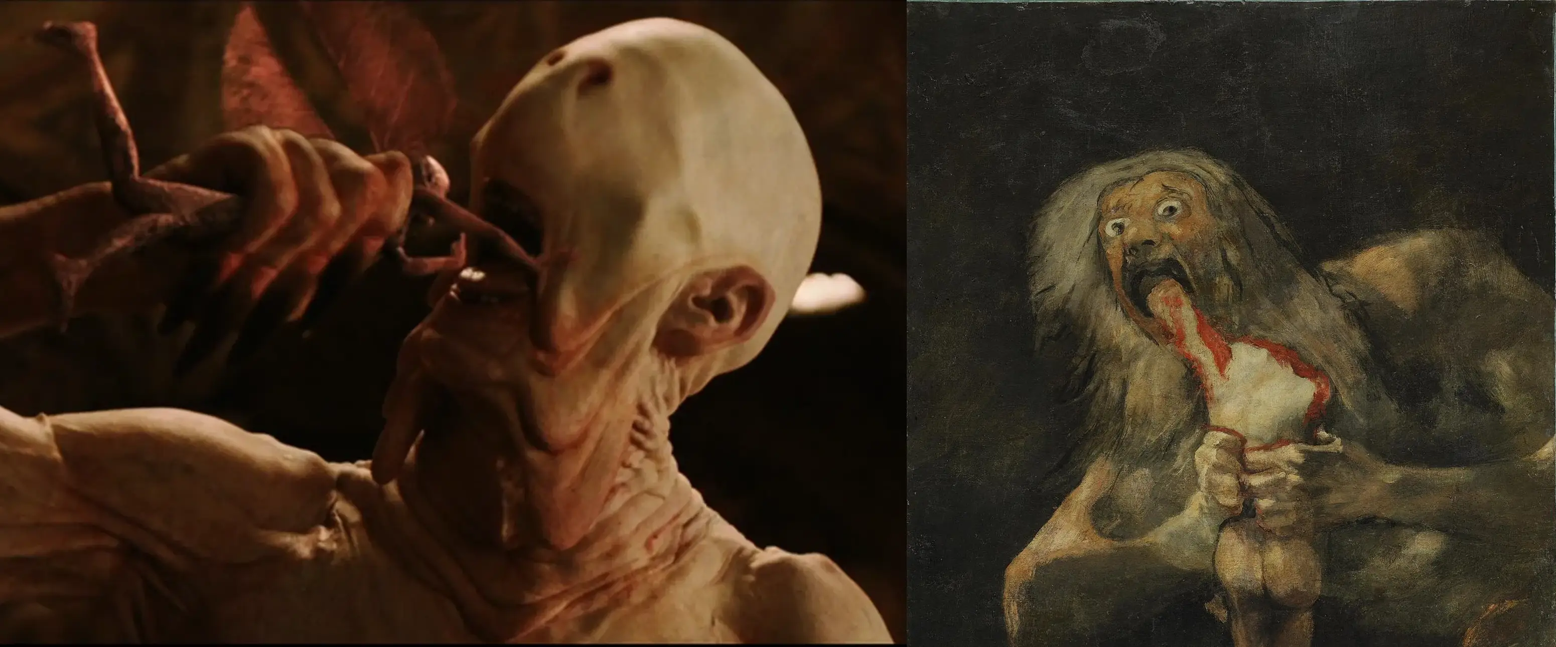 Guillermo del Toro has confirmed that Goya's painting was an inspiration for the scene (Reddit)