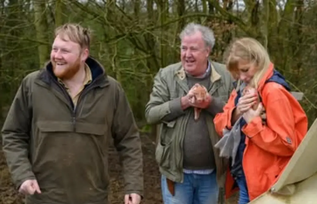 Kaleb Cooper says the Clarkson's Farm star is in 'good spirits' (Prime Video)
