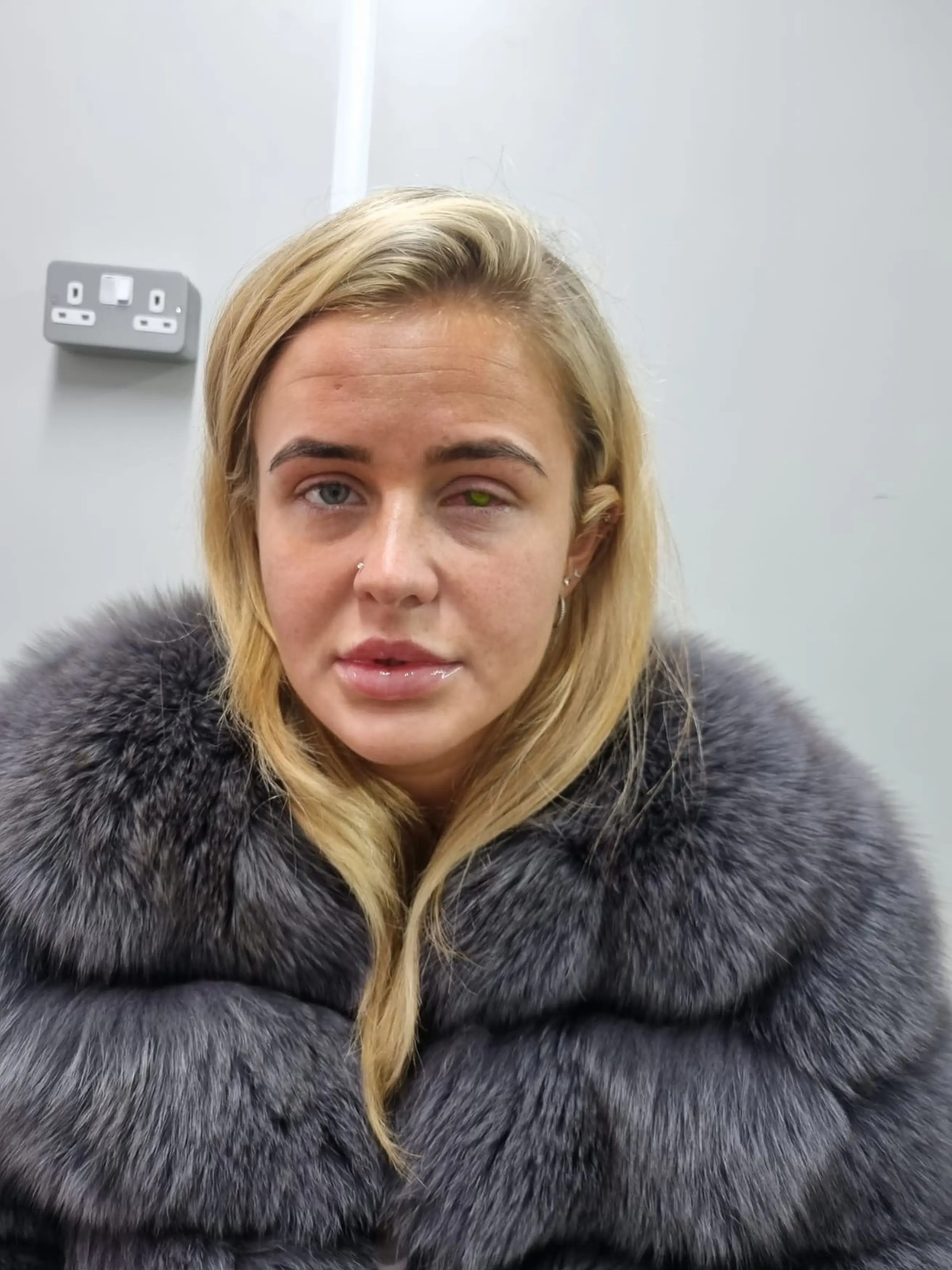 Lillie Barrett's lash appointment did not go to plan. (Kennedy News and Media)