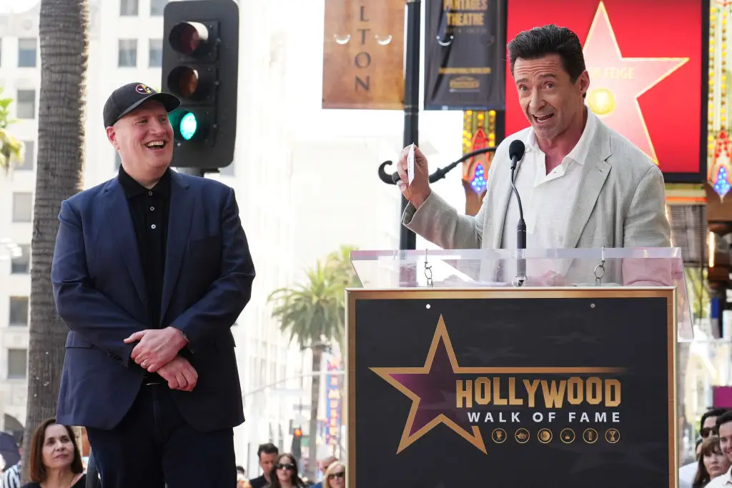 Hugh Jackman and Kevin Feige's relationship goes back a long way. (JC Olivera/Variety via Getty Images)