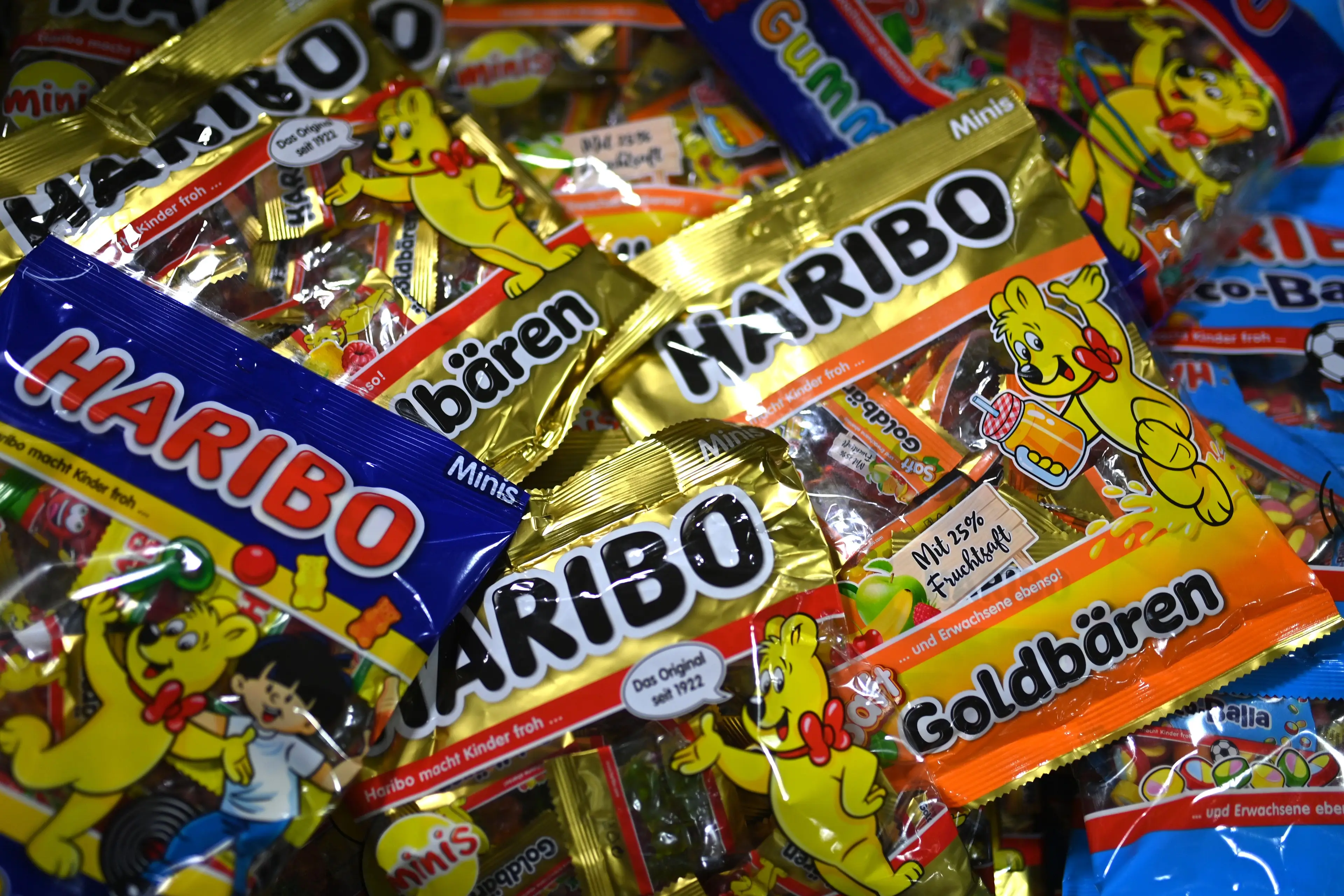 Apparently there's a certain way to open a packet of Haribo. (INA FASSBENDER/AFP via Getty Images)