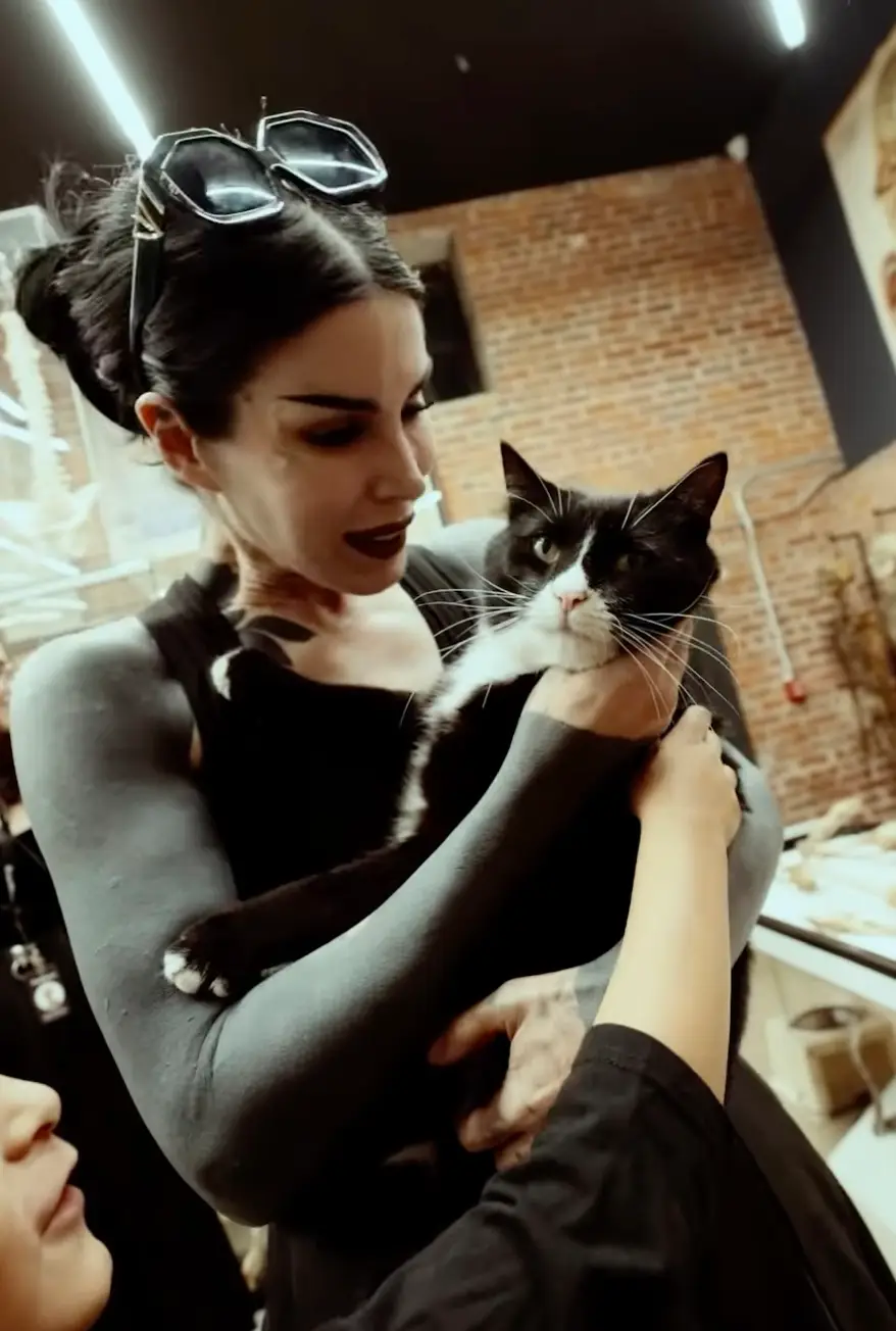 Kat Von D showed off her elaborate inking to fans in a social media post last month (Instagram/@thekatvond)