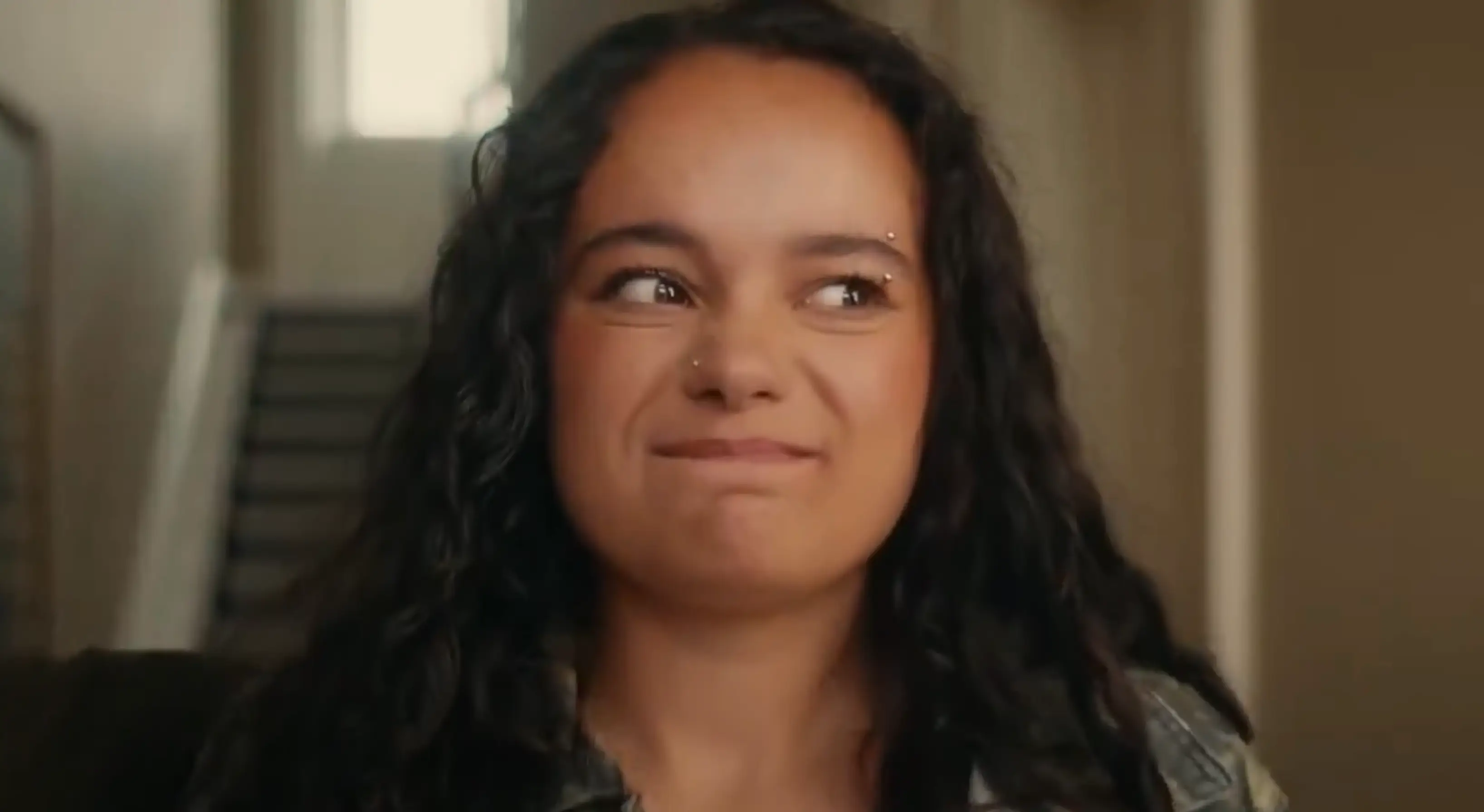 The young teenager didn't look too happy about getting a hug (Dublin Rape Crisis Centre)