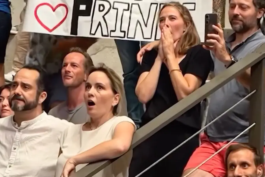 Some of the faces in the crowd seemed AI-generated (Instagram/@willsmith)