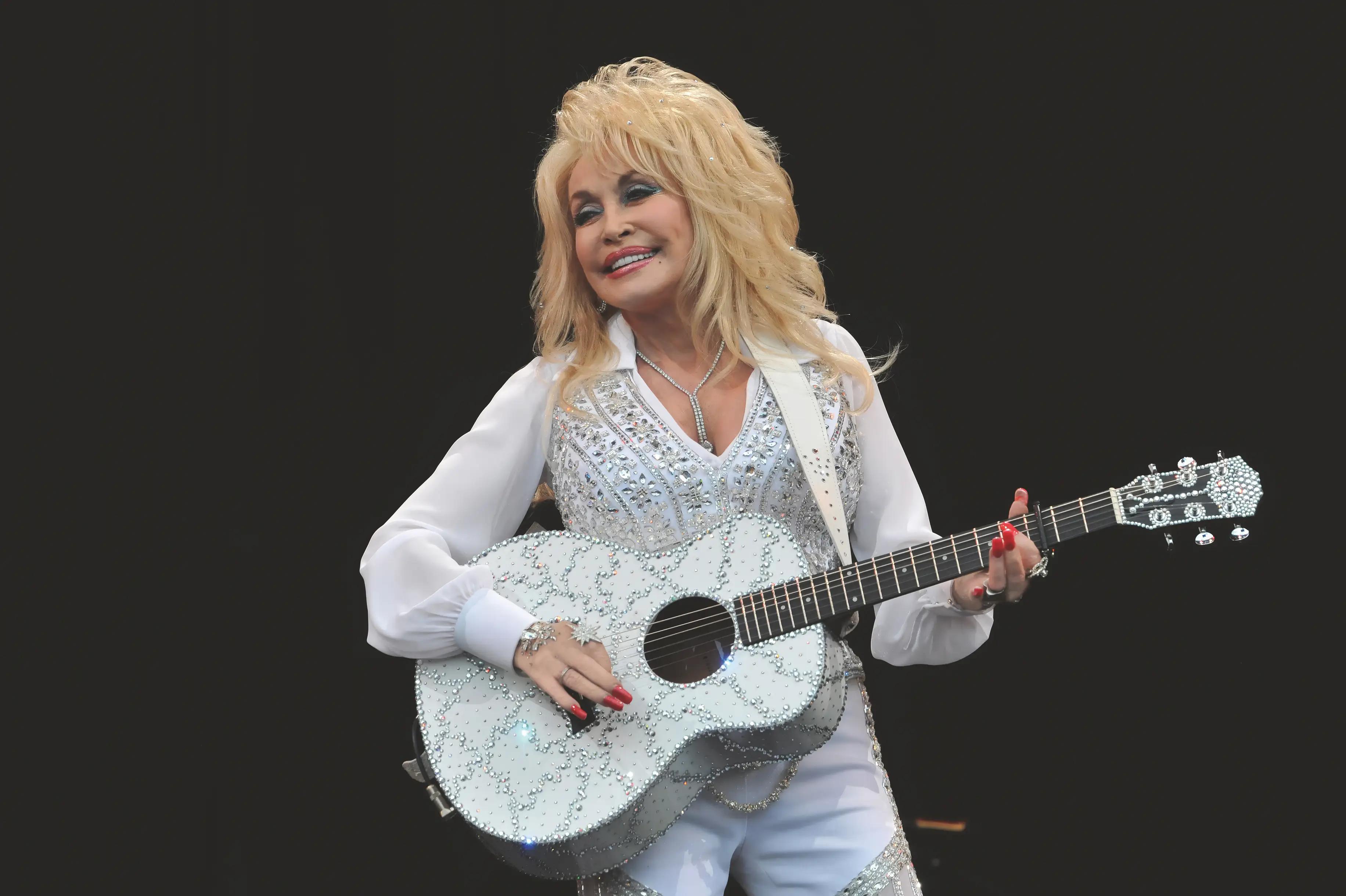 The 80-year-old music icon has passed away, her family announced on Tuesday (Courtesy of Dolly Parton Estate)