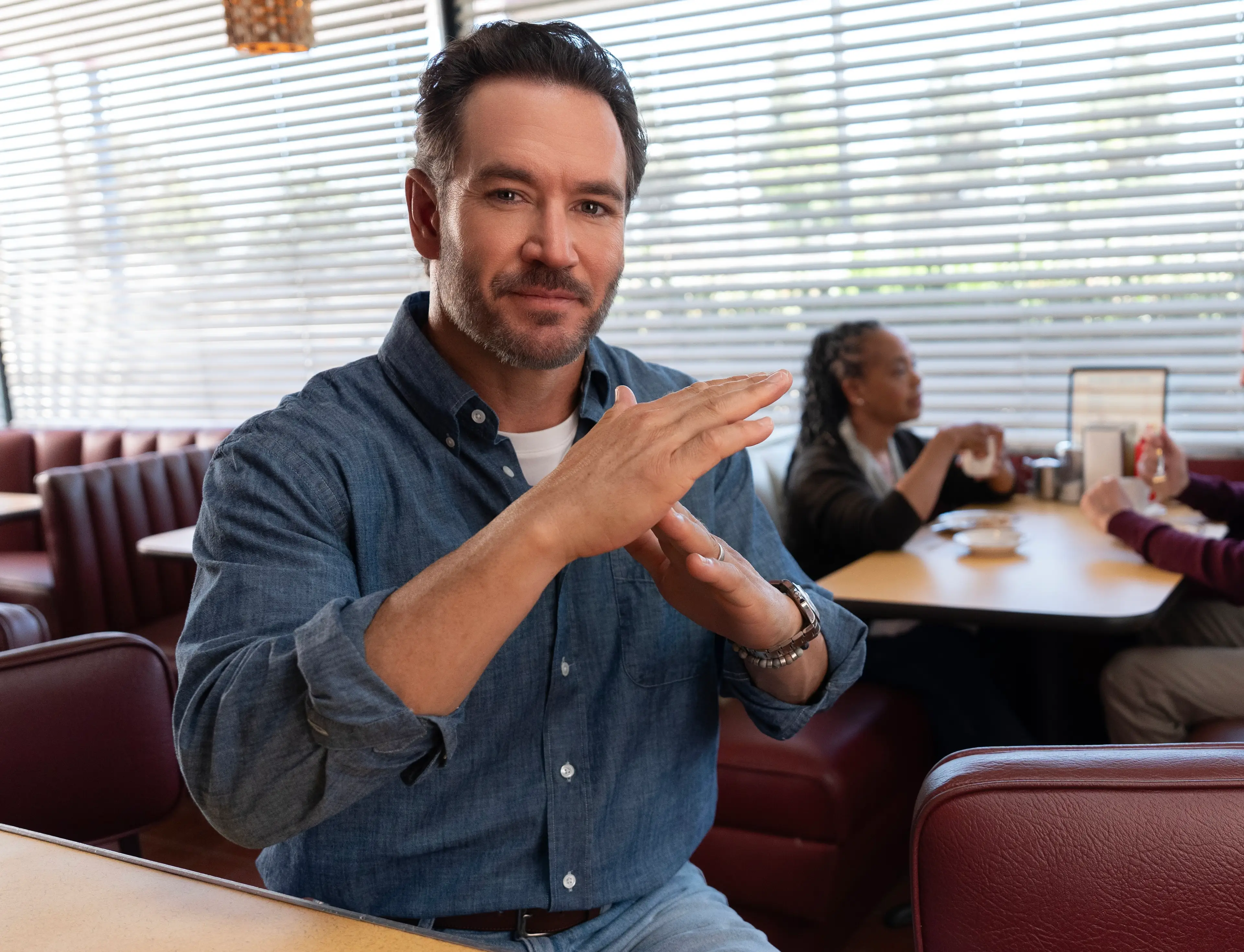 Mark-Paul Gosselaar is the face of a new AstraZeneca campaign (AstraZeneca)