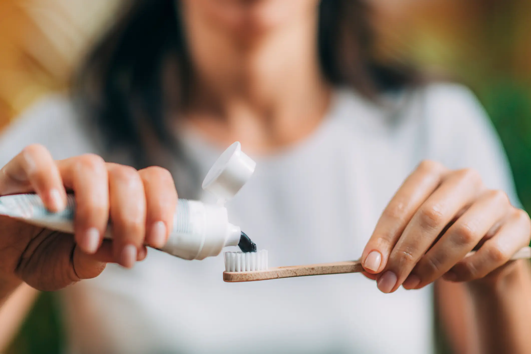 Bleaching agents such as baking soda and hydrogen peroxide can be found in some toothpastes. (Getty Stock Images)
