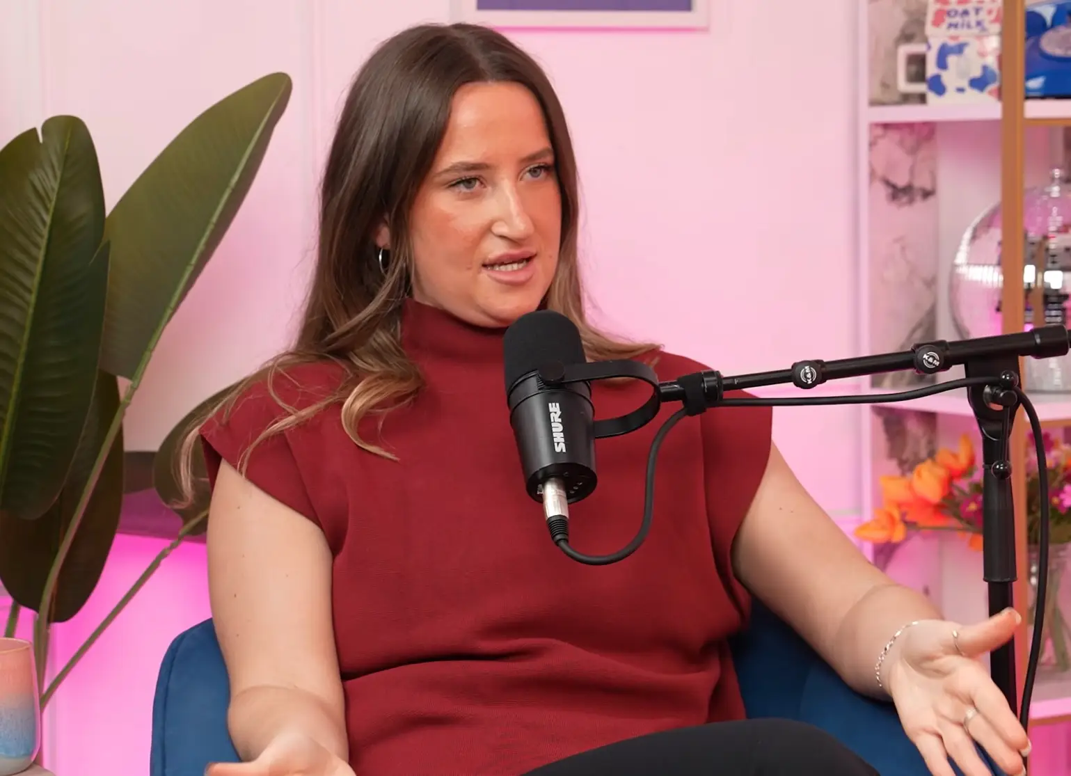 She recalled the moment her 'life changed forever' when she was a teenager (YouTube/Tea at Four)