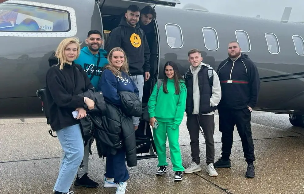 The 'super amazing' team get treated to all sorts. (SWNS)