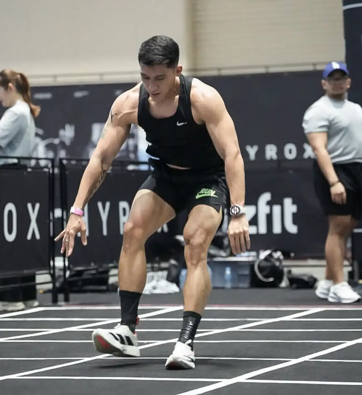 Zarif Zakaria was disqualified from a HYROX event over a toilet incident last month (HYROX Bangkok)