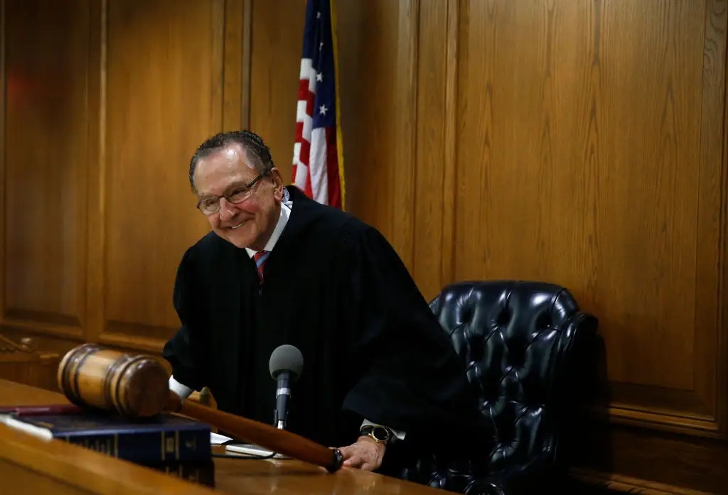 The judge became a viral sensation (Jessica Rinaldi/The Boston Globe via Getty Images)