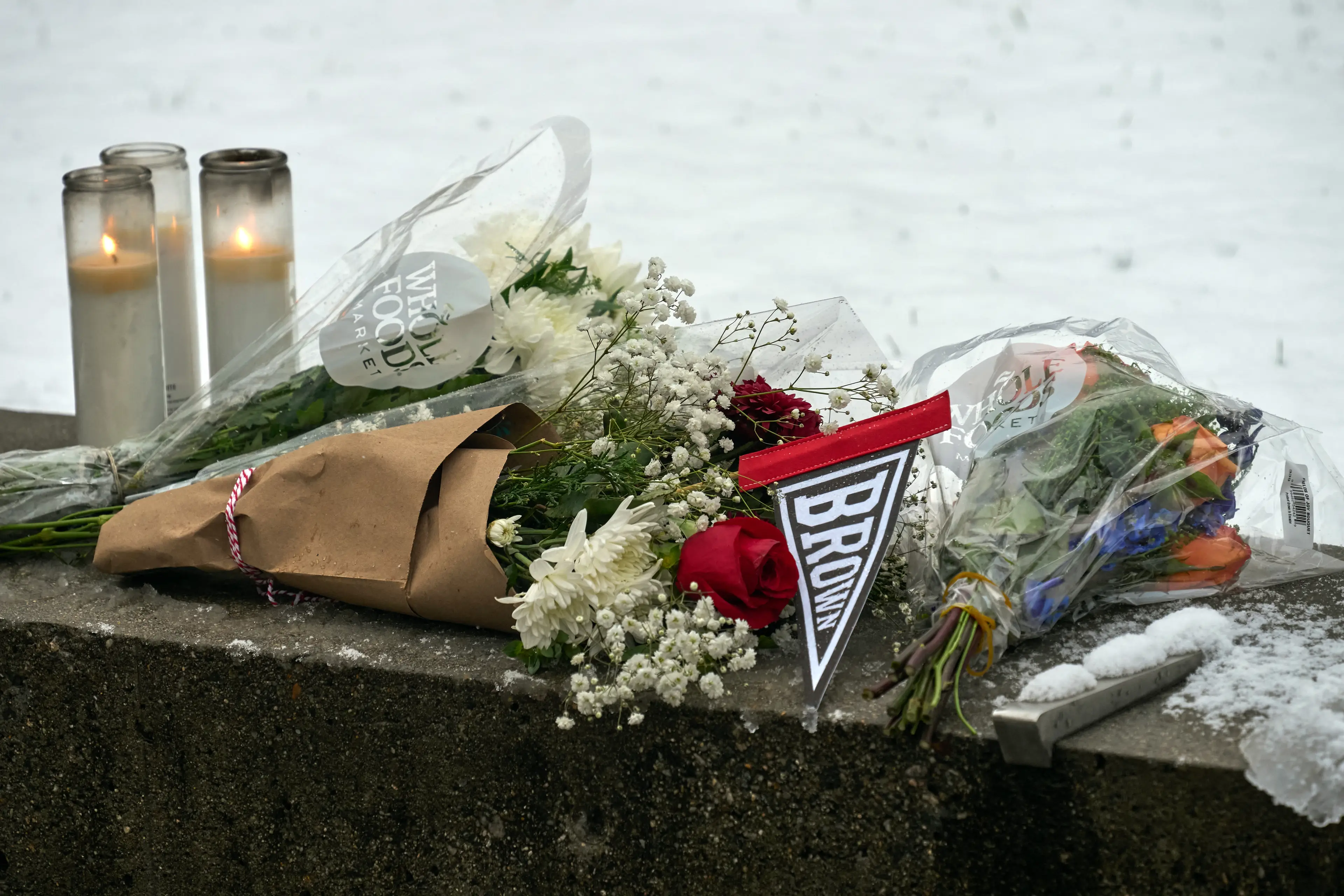 Brown student Mustapha Kharbouch was falsely accused of being involved in the deadly incident online (Bing Guan / AFP via Getty Images)