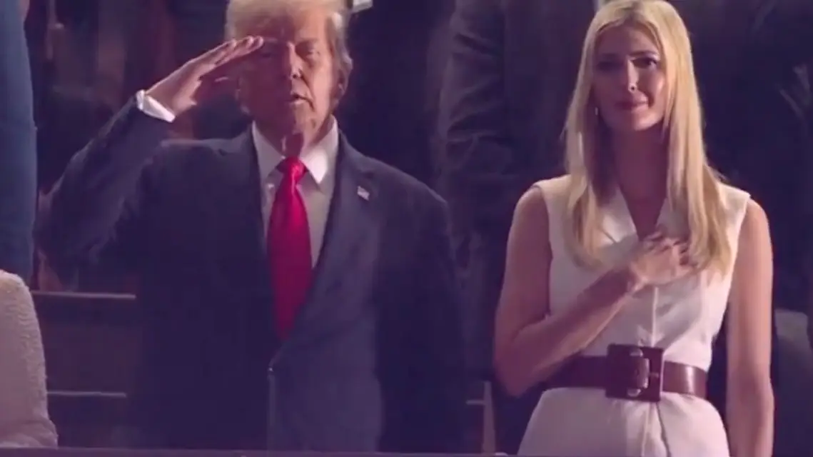 Super Bowl viewers divided at what happened when camera panned to Donald Trump during national anthem