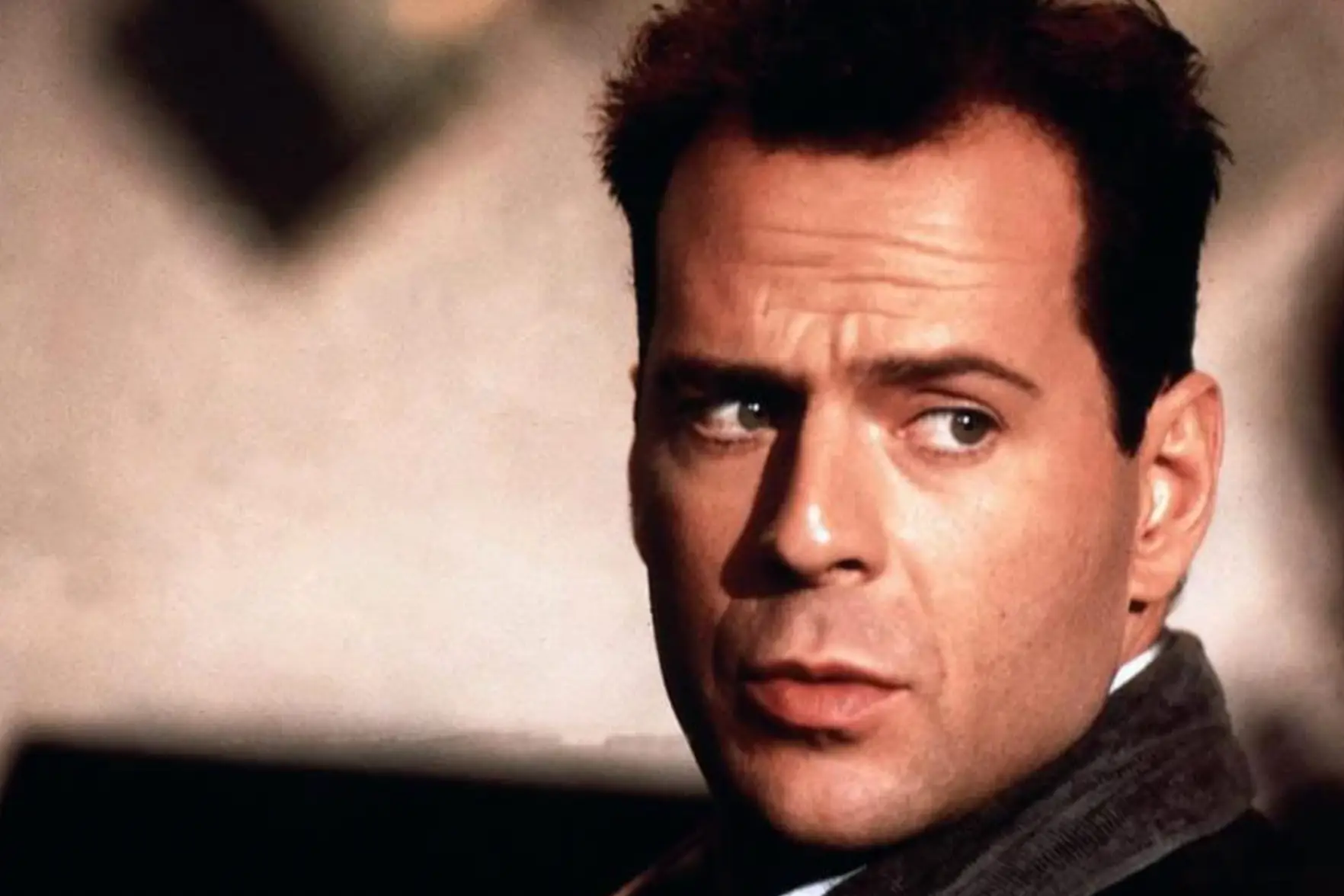 Bruce still suffers with hearing loss from filming in 1988.