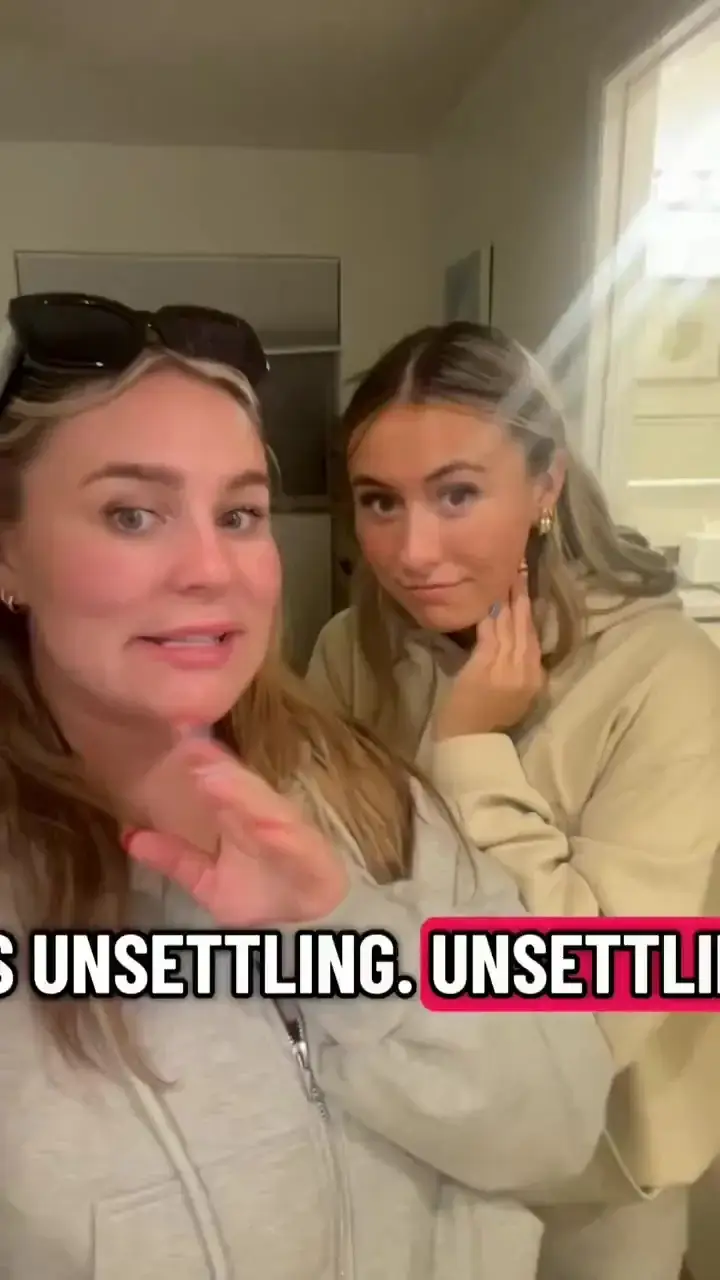 They were definitely very unsettled at first (Tiktok/@aubsbirrell)
