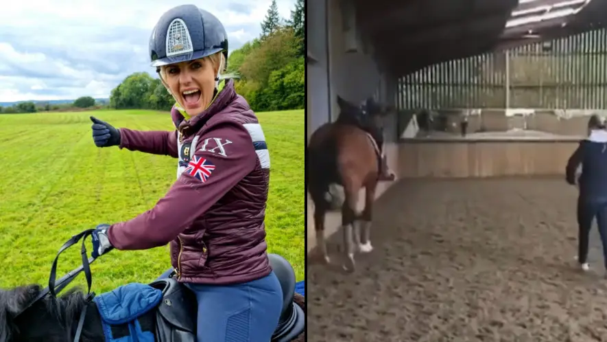 Trainer who witnessed horse whipped by Team GB dressage rider in leaked video breaks silence