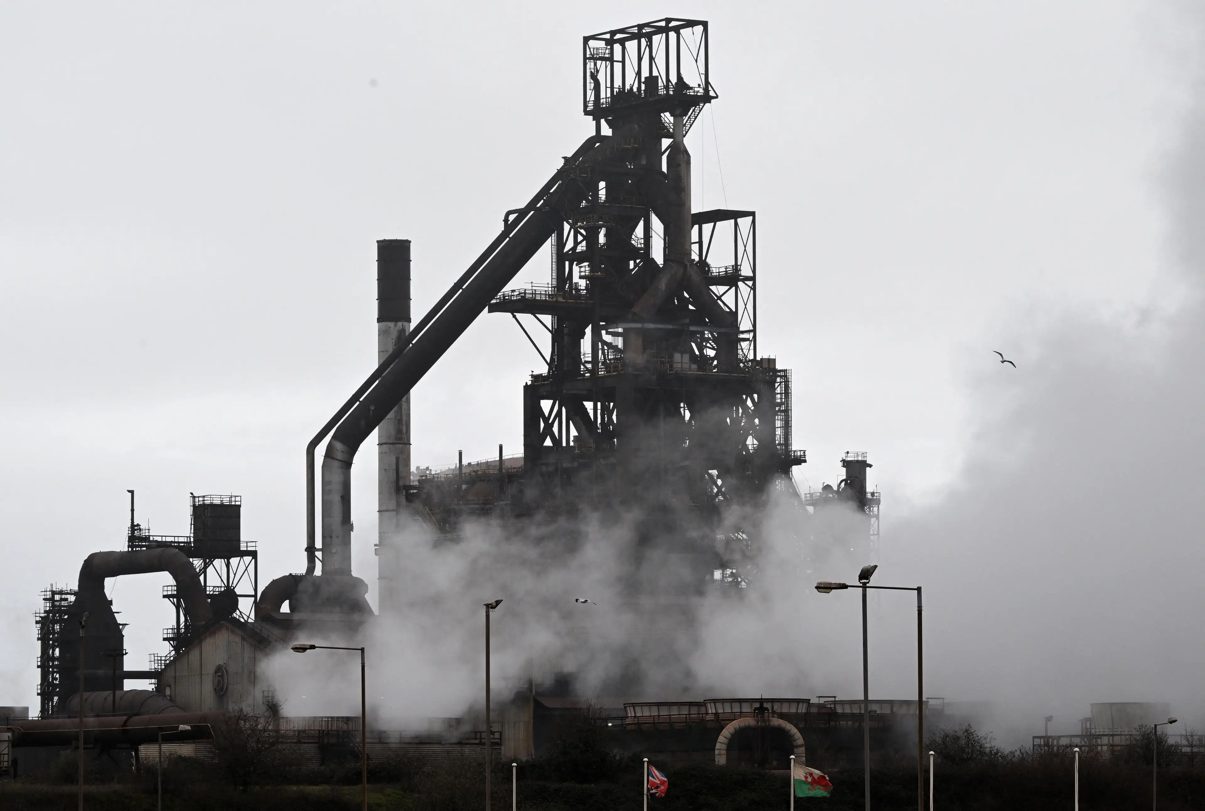 US companies trying to import steel and aluminium from the UK will now have to pay a 25 percent tariff to the government (JUSTIN TALLIS/AFP via Getty Images)