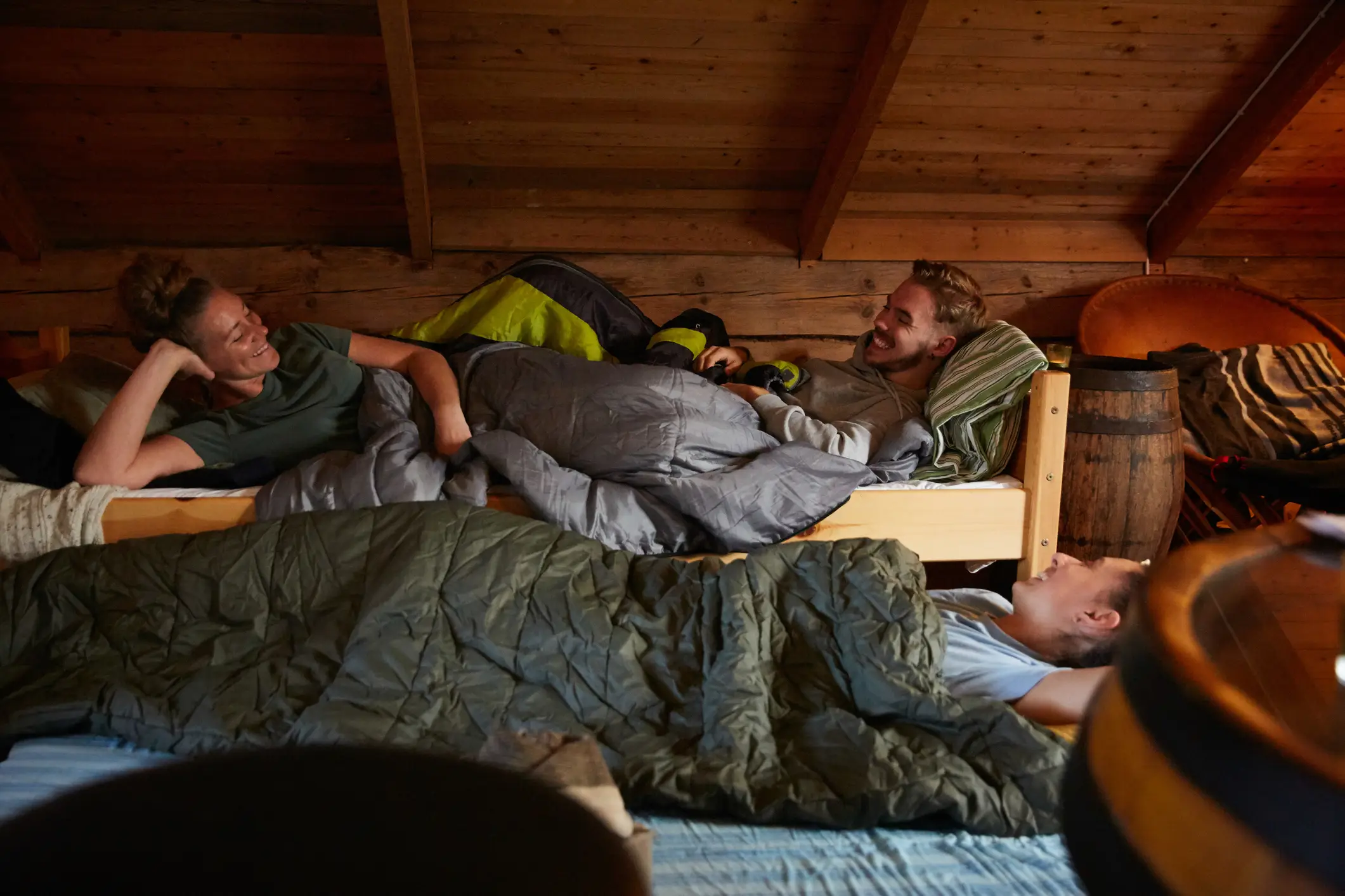Sleeping bags and spare blankets will be handy to have in the house (Getty Stock Photo)