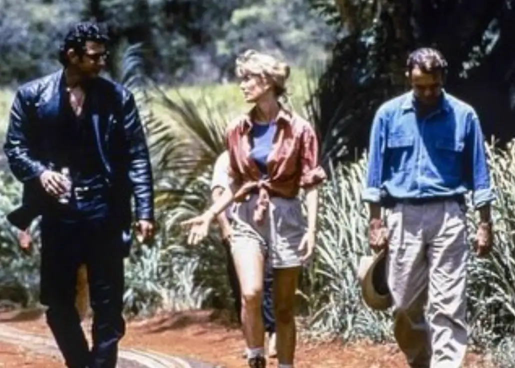 Goldblum shared this photo in his tribute to Neill (Universal Pictures)