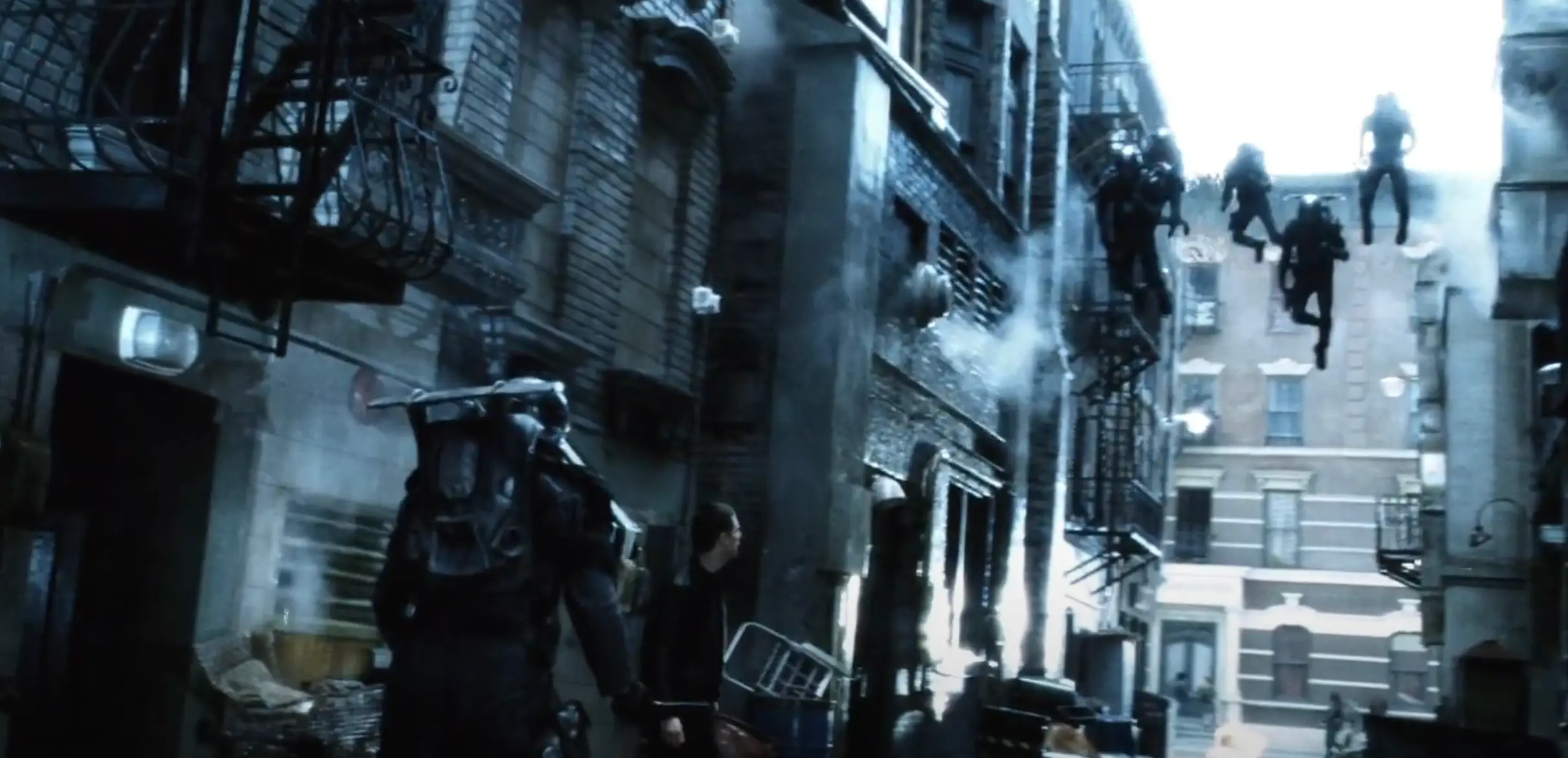 Jetpacks are used in the film extensively, something which hasn't quite materialised yet (Amblin)